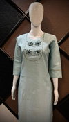 FF Roman Silk Straight Cut Designer Kurtis Catalog